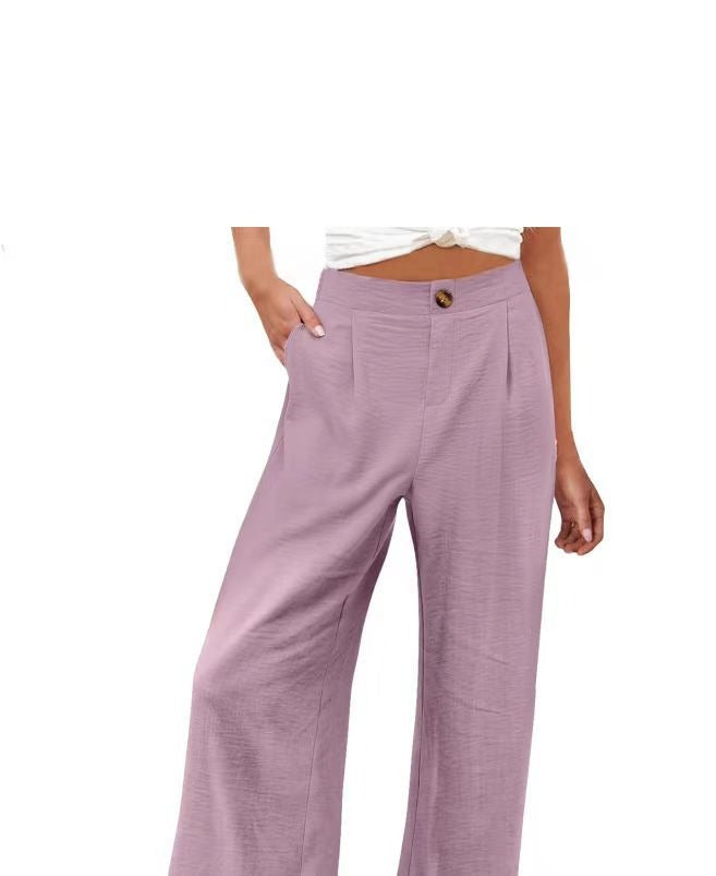 Brisa Wide-Leg Linen Pants