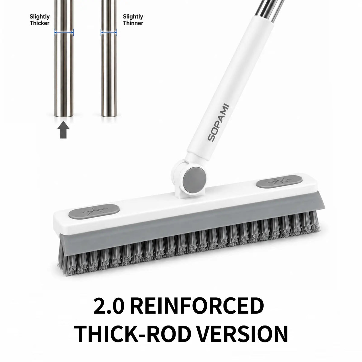 SOPAMI 3-in-1 Floor Scrub Brush