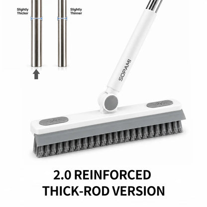 SOPAMI 3-in-1 Floor Scrub Brush