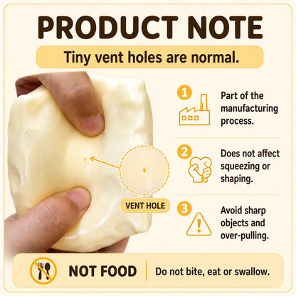 Squisha Cheese Cube Squishy