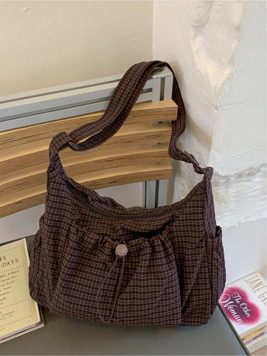 Sloane Plaid Crossbody Bag
