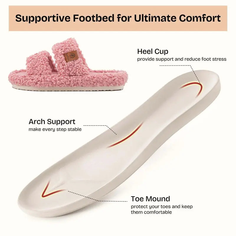 Cozetta Fuzzy Slippers