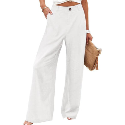 Brisa Wide-Leg Linen Pants