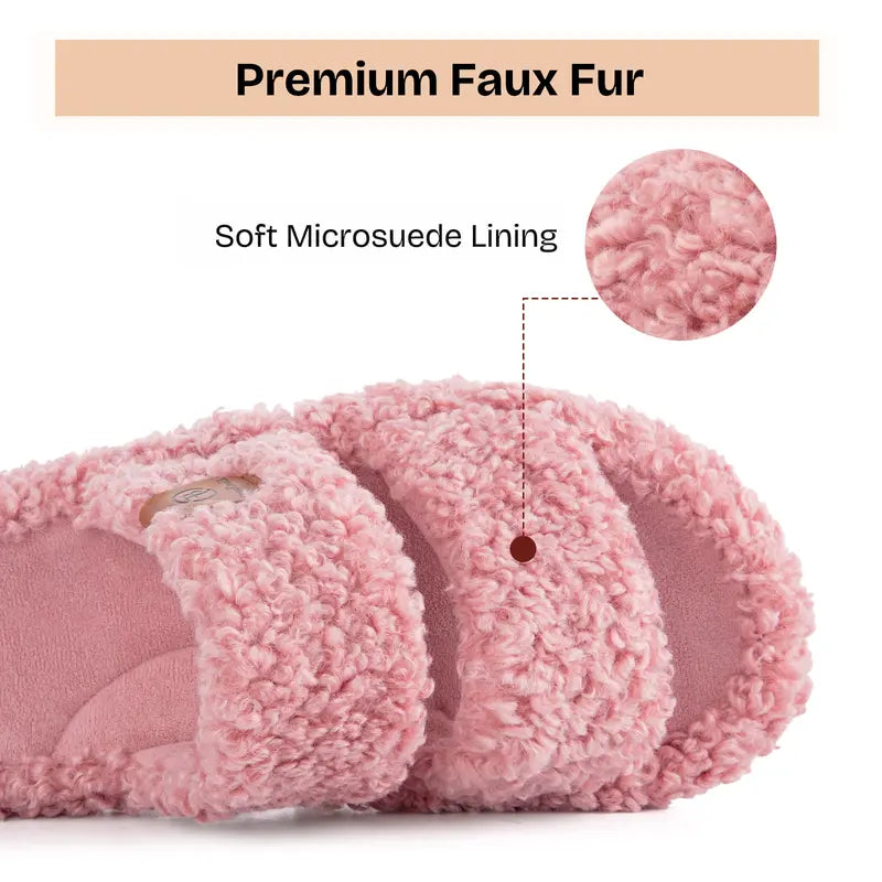 Cozetta Fuzzy Slippers