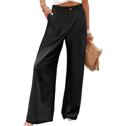 Brisa Wide-Leg Linen Pants