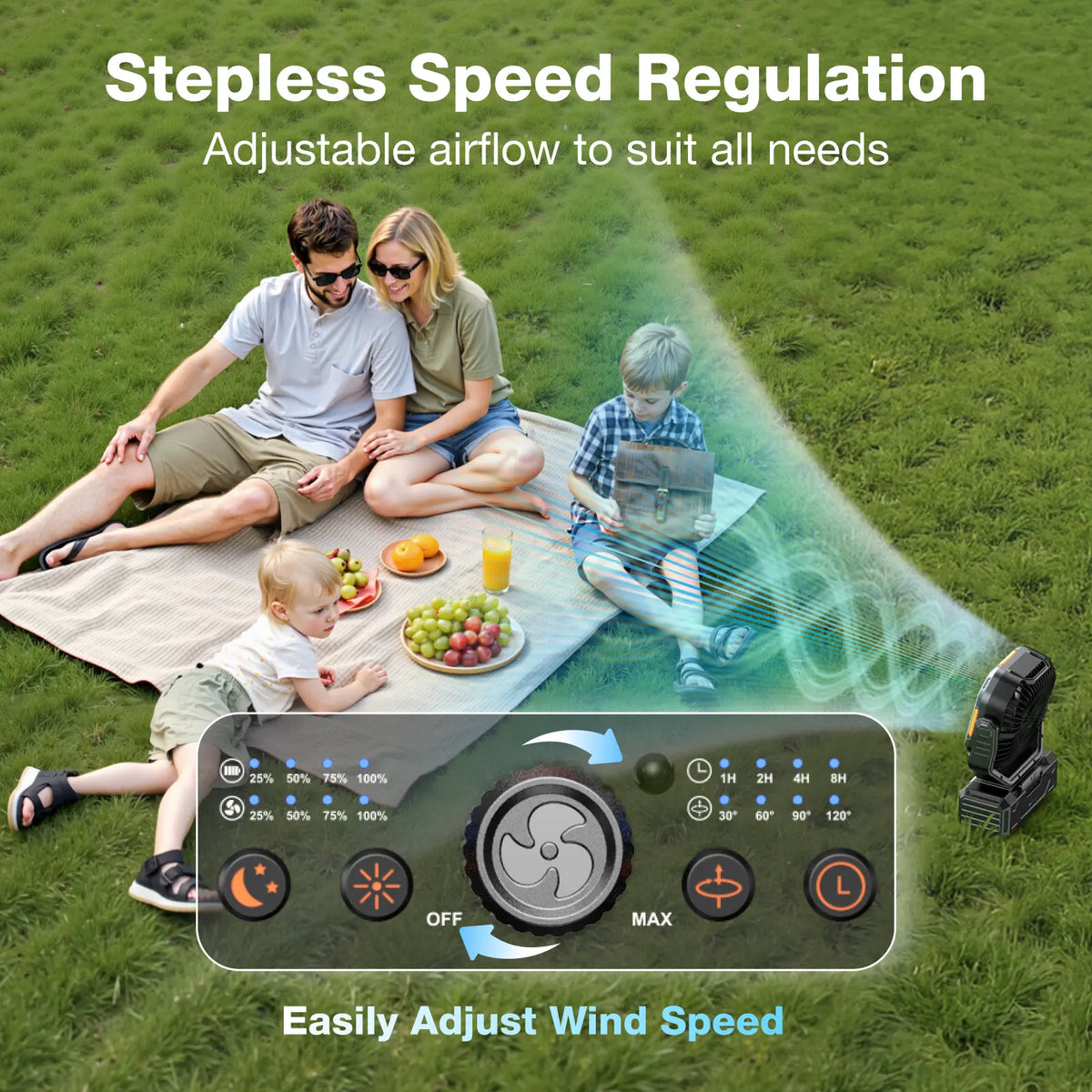 OGERY Zephra Camping Fan