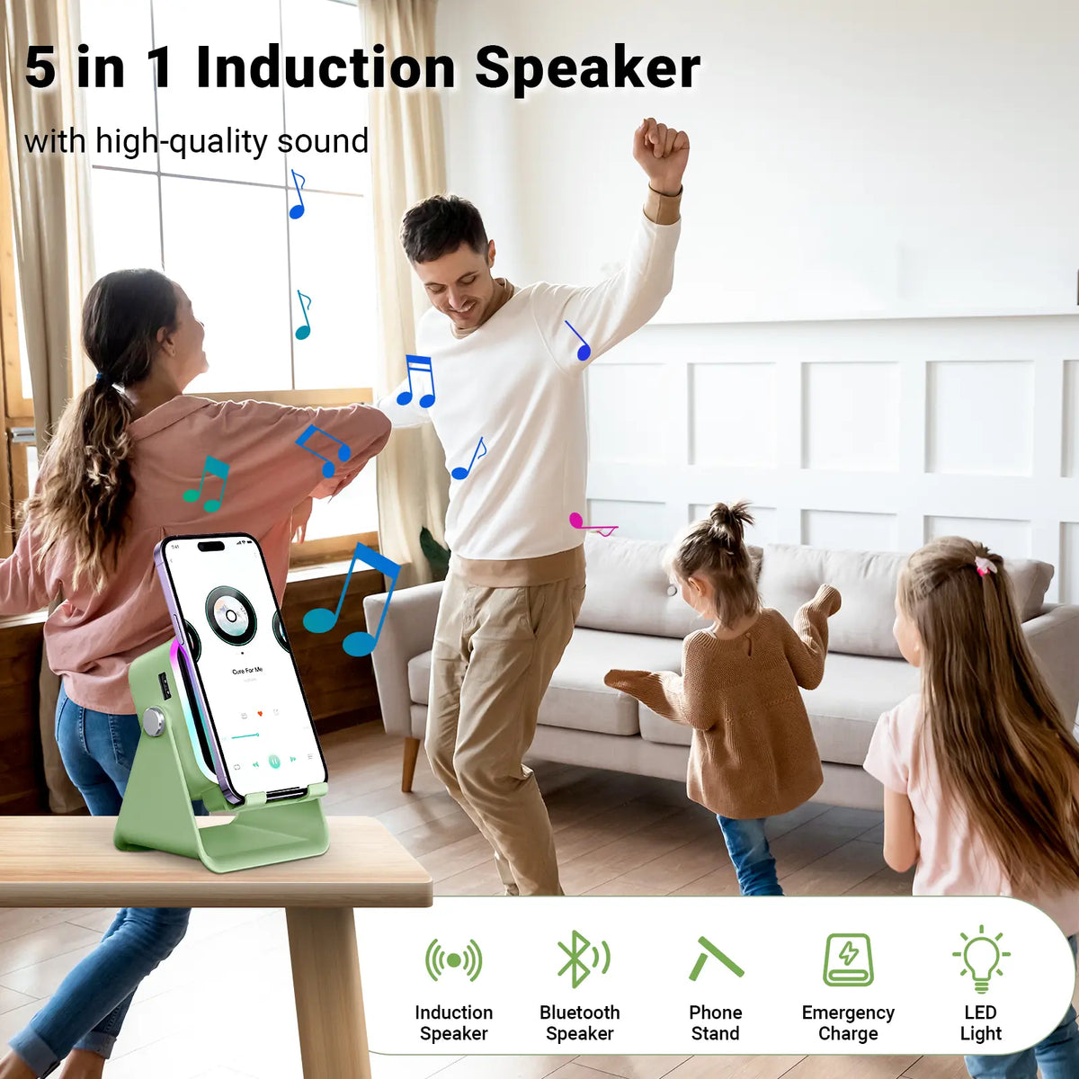 Halolume 5-in-1 Wireless Speaker Stand Exclusive 2