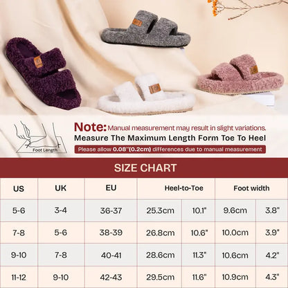 Cozetta Fuzzy Slippers