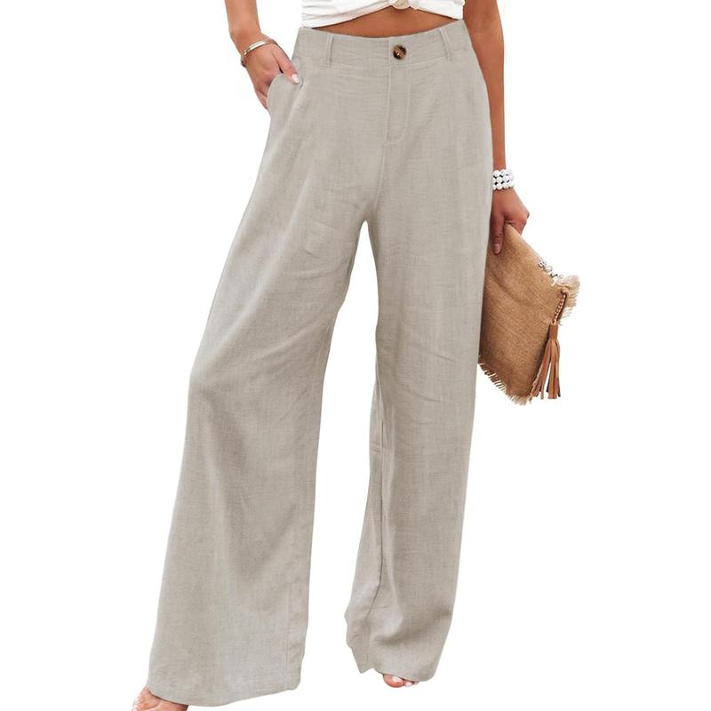 Brisa Wide-Leg Linen Pants