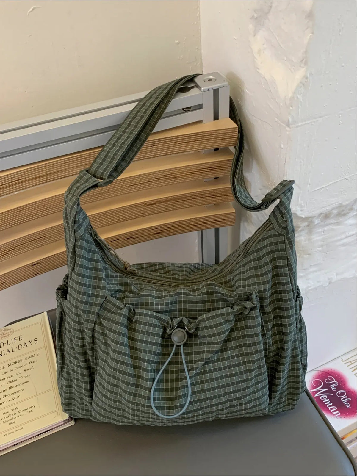 Sloane Plaid Crossbody Bag