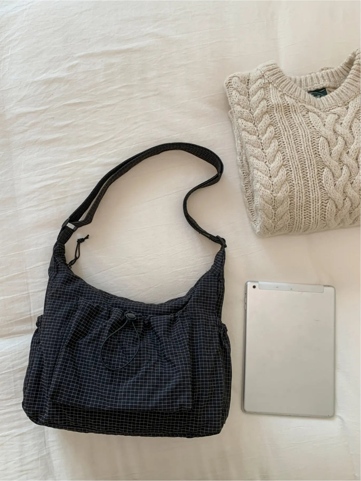 Sloane Plaid Crossbody Bag