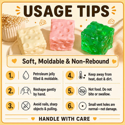Squisha Cheese Cube Squishy