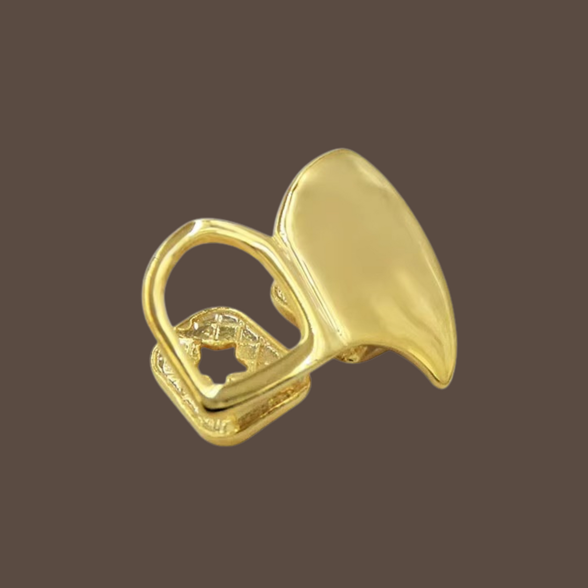 Hollow and Plated Canine Grillz Exclusive