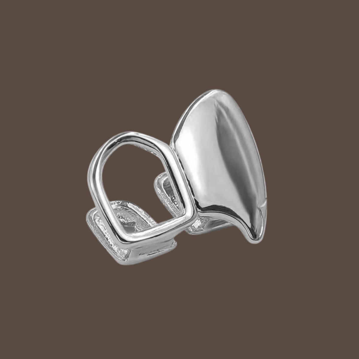 Hollow and Plated Canine Grillz Exclusive