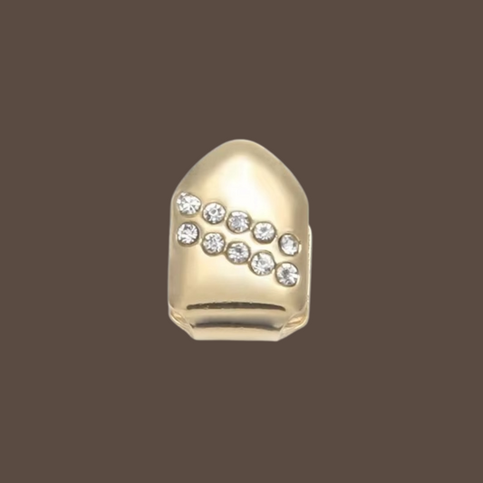 Double Iced Out Single Grillz