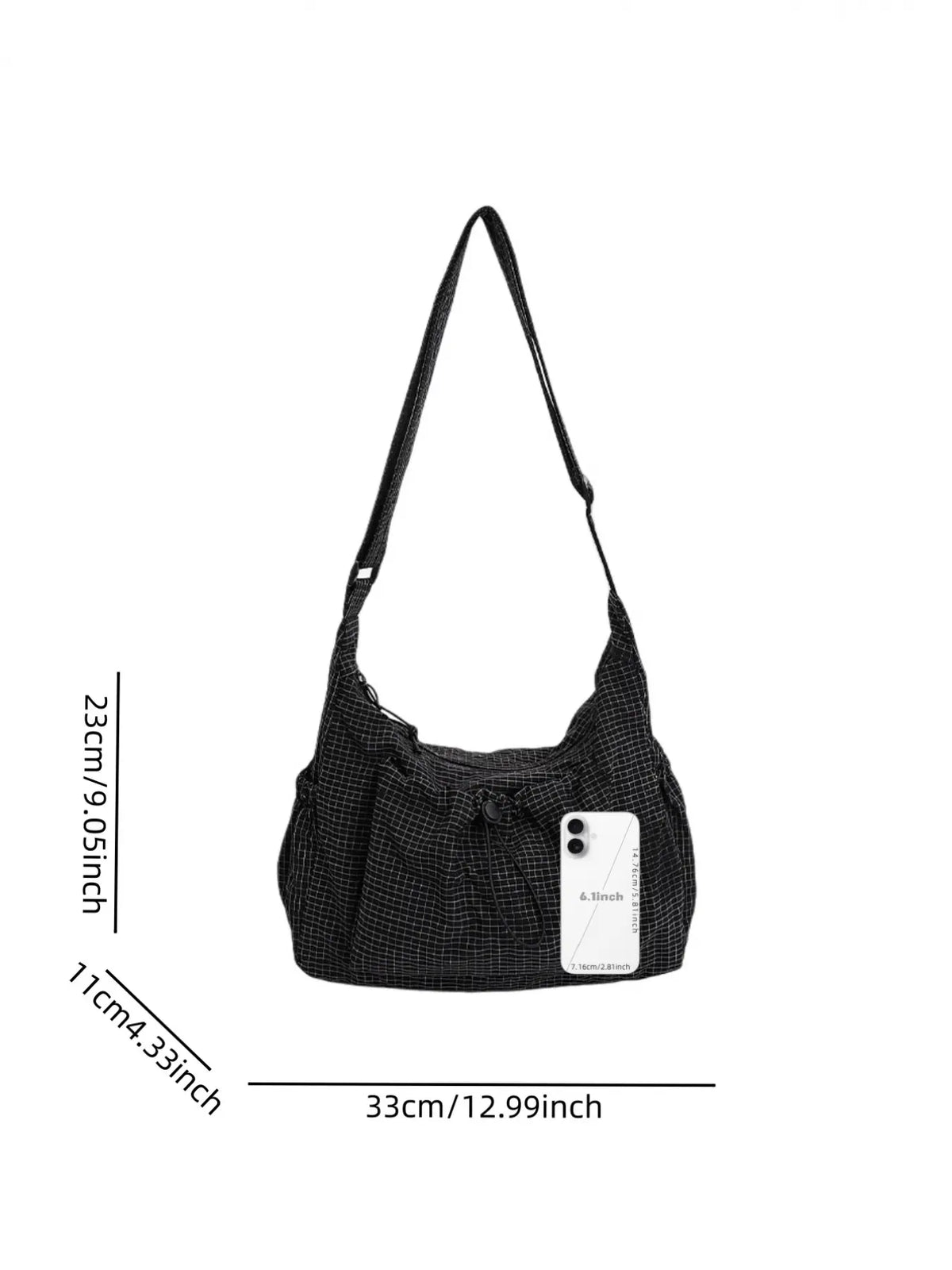 Sloane Plaid Crossbody Bag
