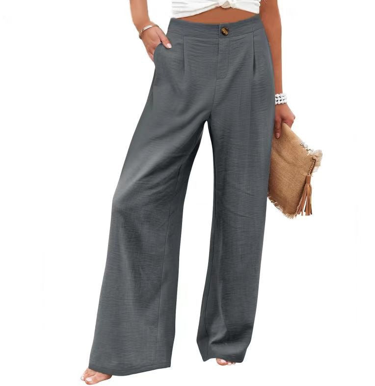 Brisa Wide-Leg Linen Pants
