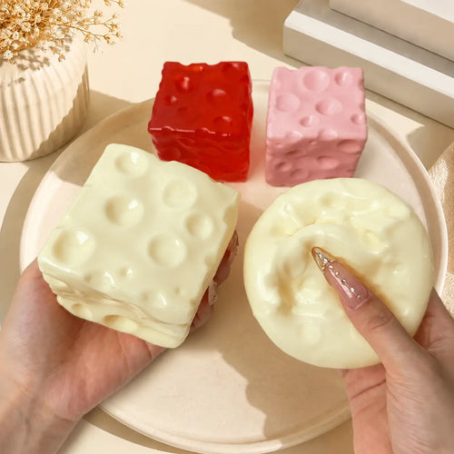 Squisha Cheese Cube Squishy