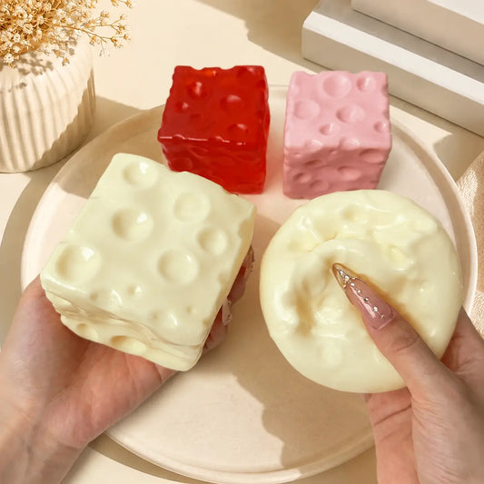 Squisha Cheese Cube Squishy