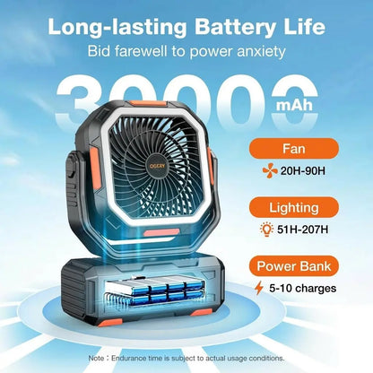 OGERY Zephra Camping Fan