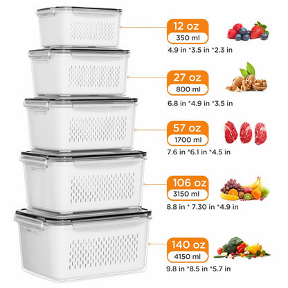 Crispera Produce Keeper (5pc Set) Exclusive