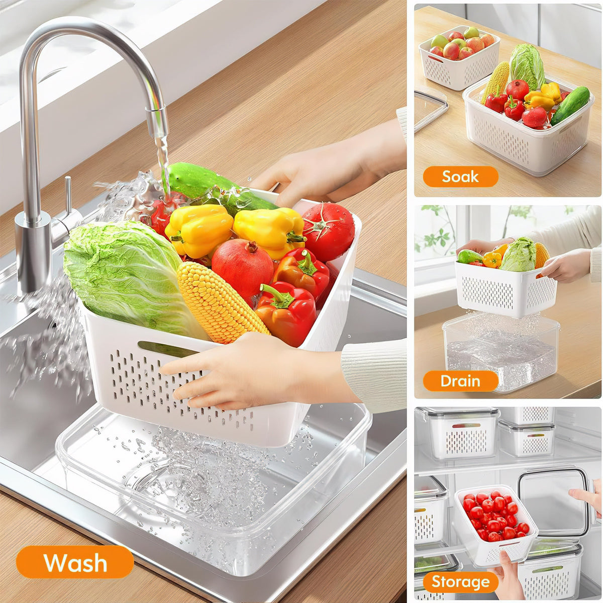 Crispera Produce Keeper (5pc Set) Exclusive