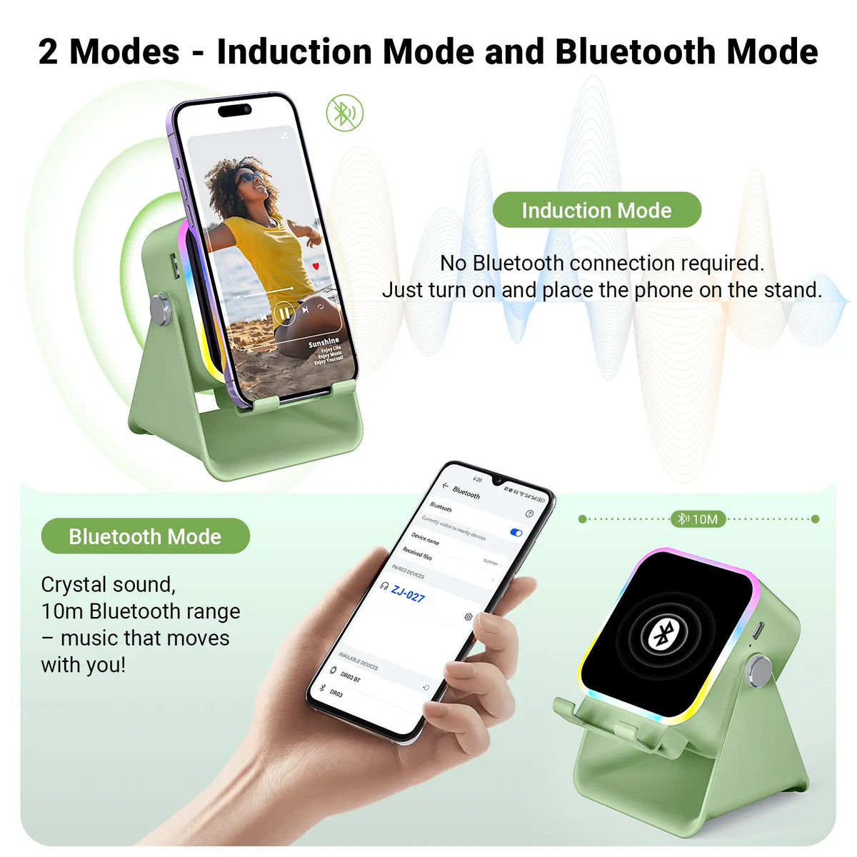 Halolume 5-in-1 Wireless Speaker Stand