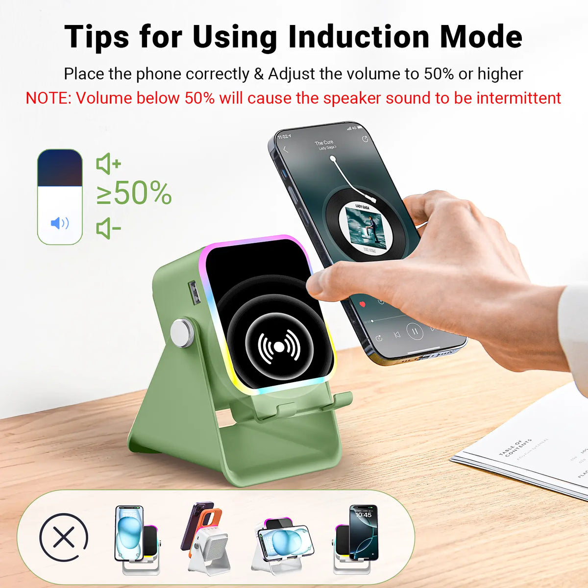 Halolume 5-in-1 Wireless Speaker Stand Exclusive